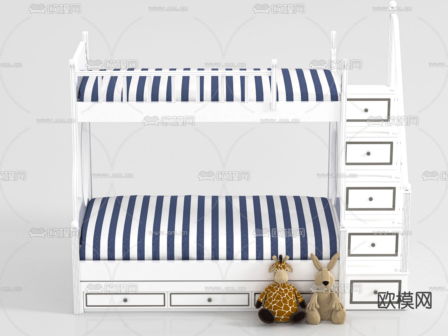 上下床 上下铺3d模型下载