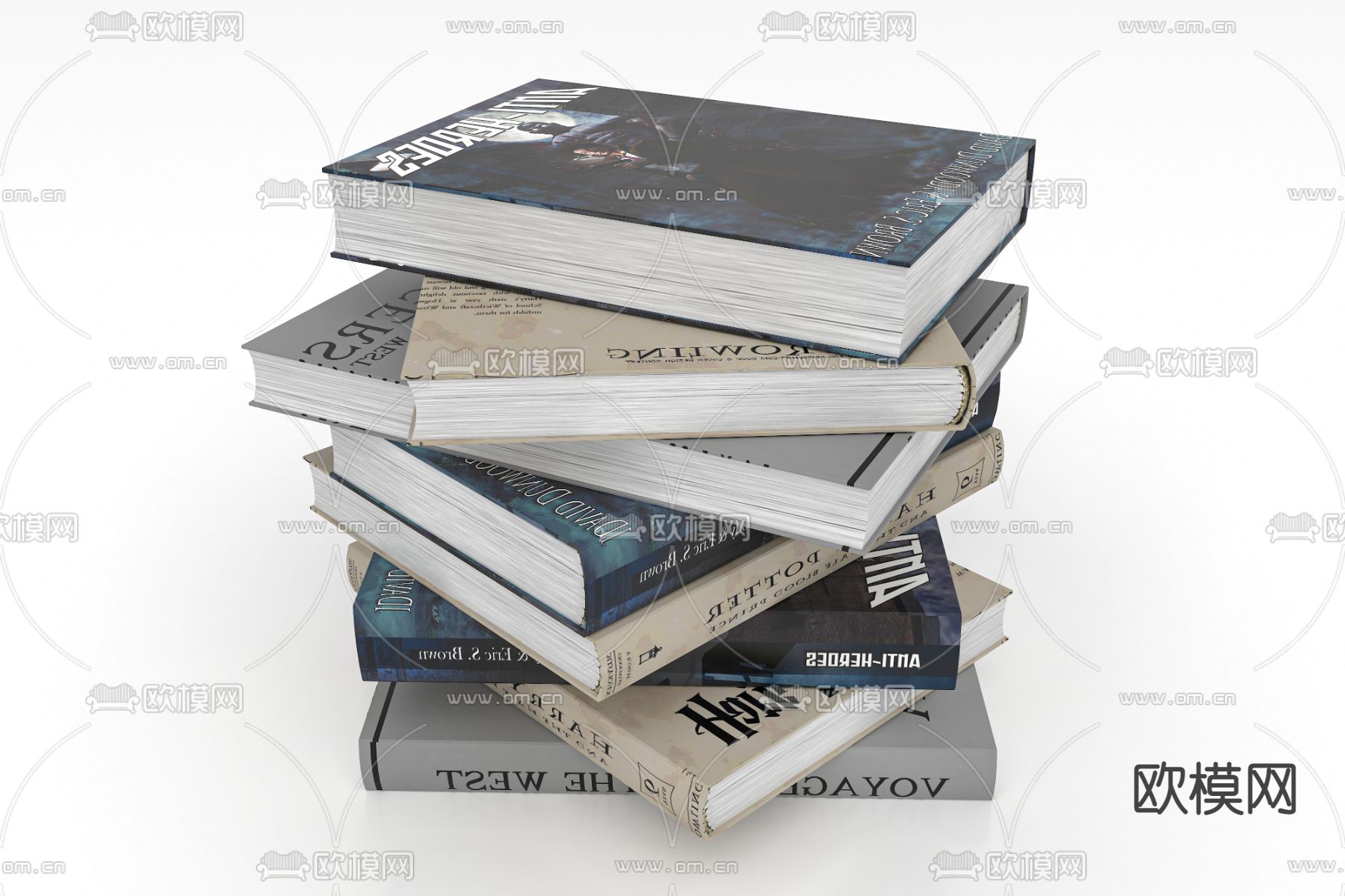 书本 课本读物3d模型下载