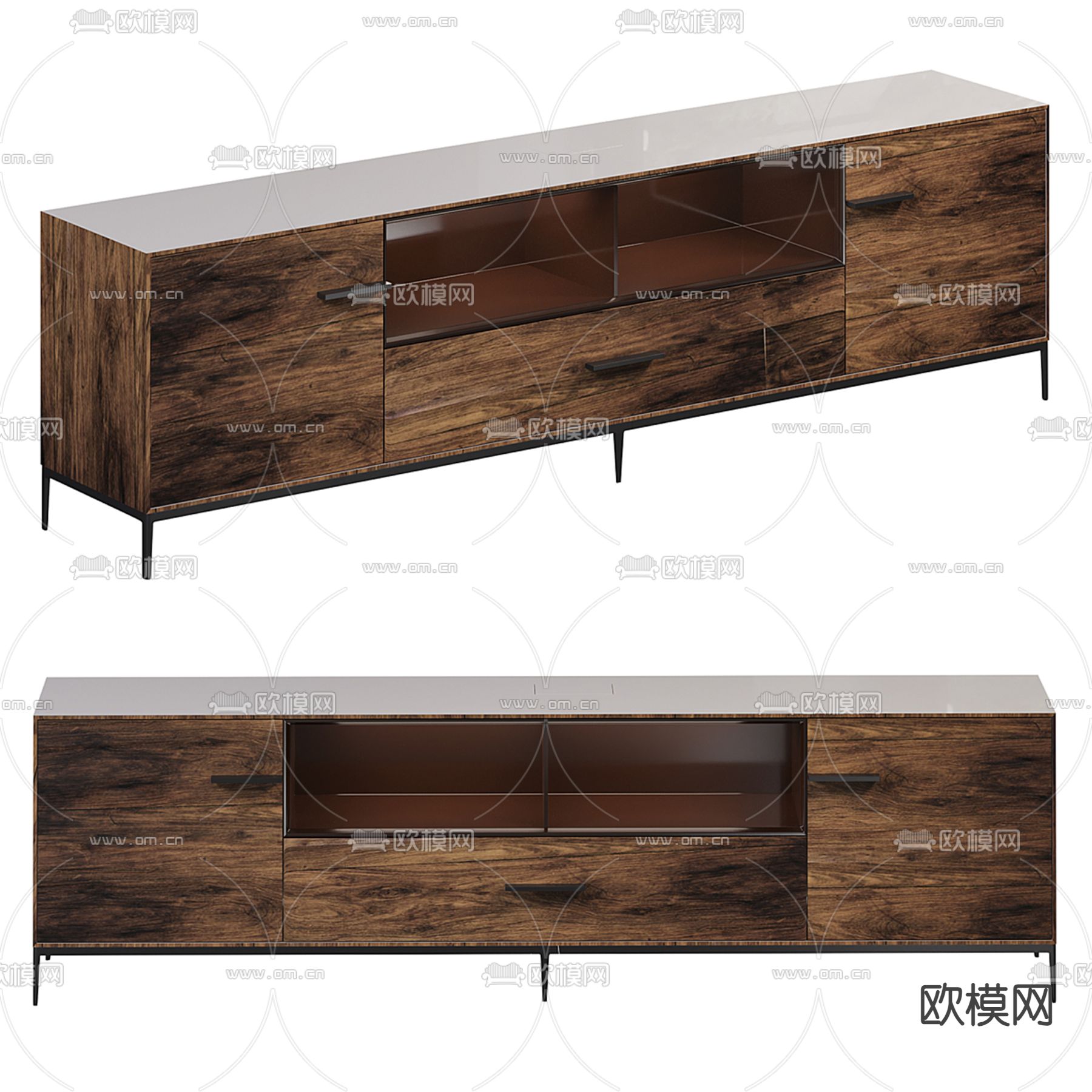 B&B Italia电视柜3d模型下载