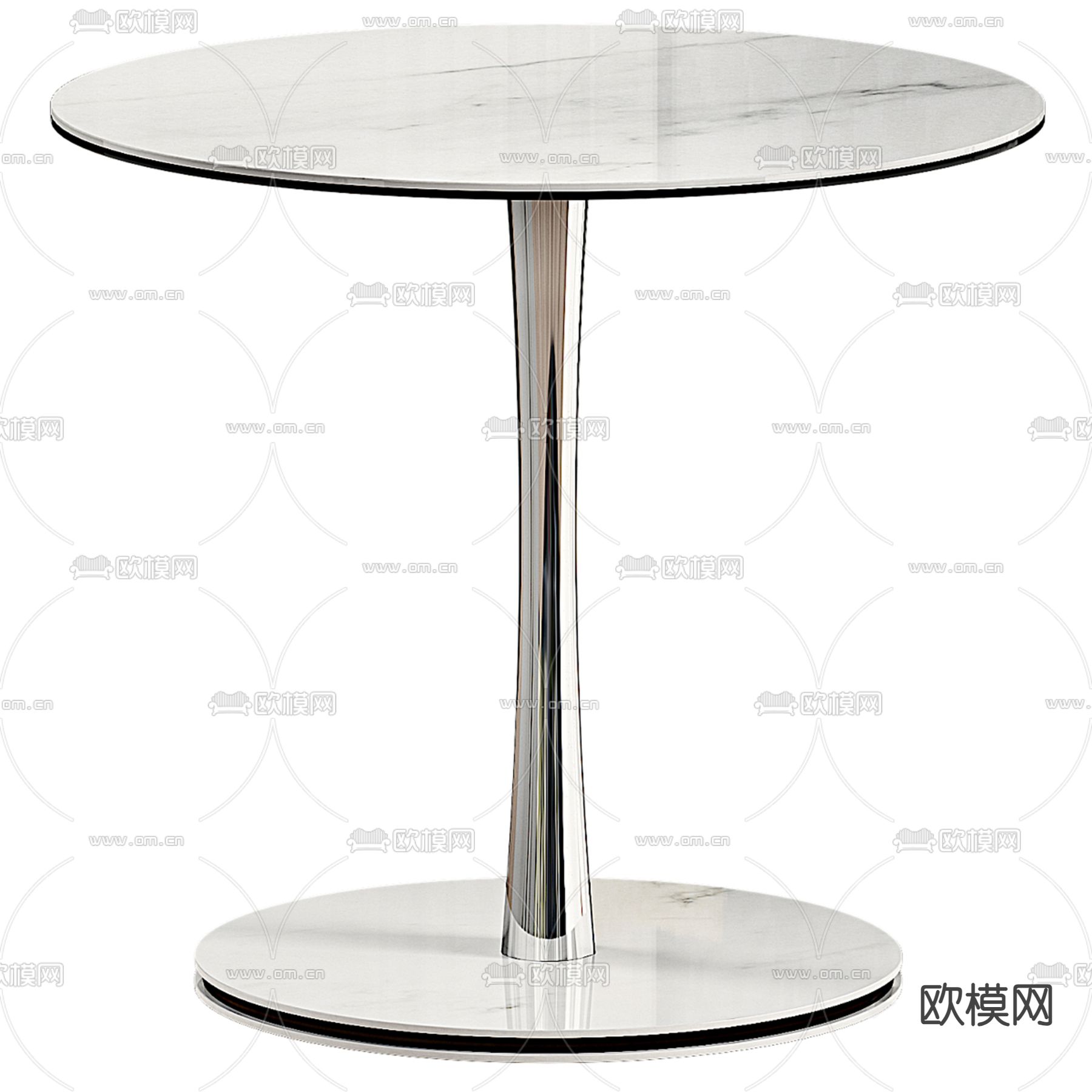 Roche Bobois 大理石圆几 角几 边几3d模型下载