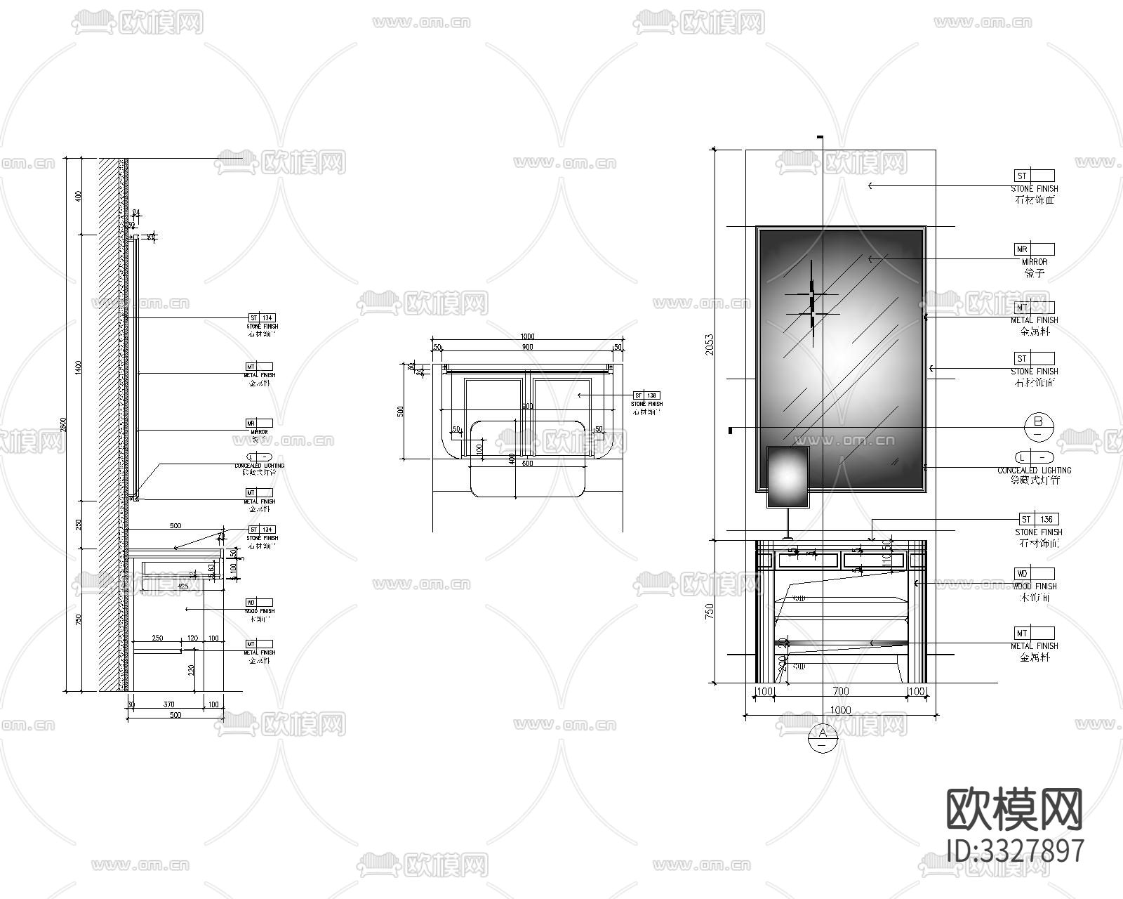大样节点图合集下载（渲染图2）