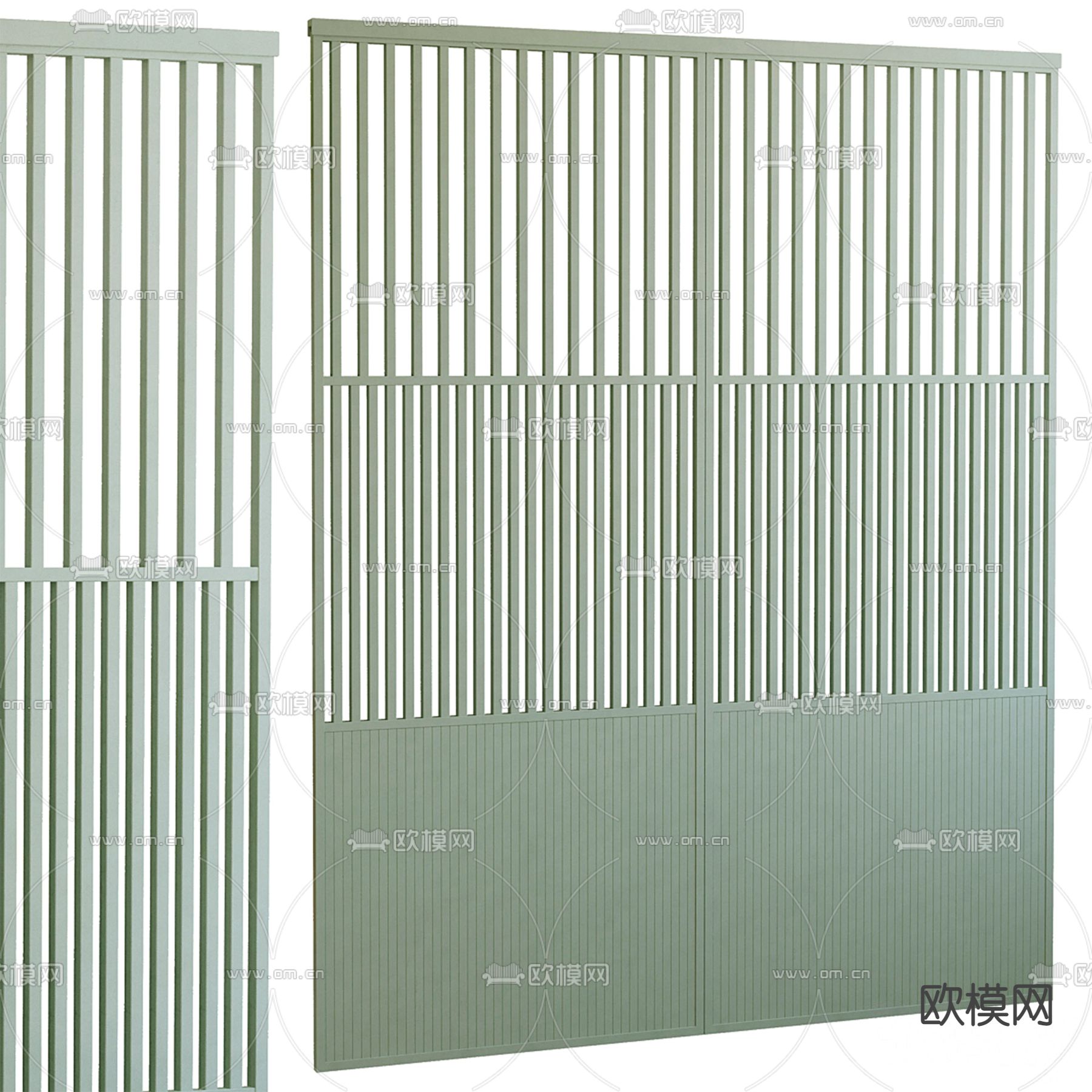 装饰屏风 镂空屏风3d模型下载（渲染图1）