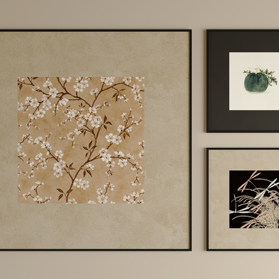 美拉德装饰画su模型