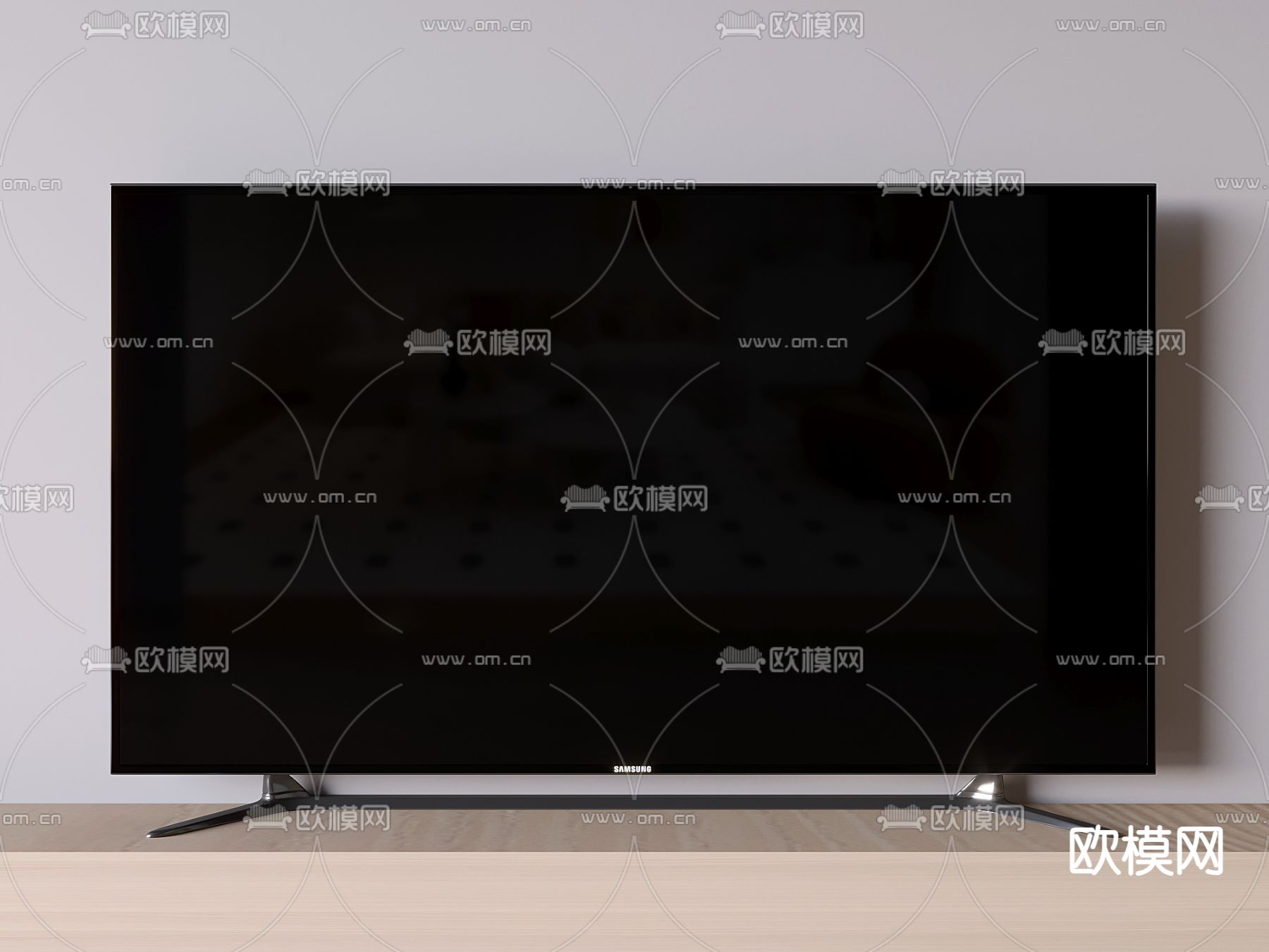 三星电视 液晶电视机 可移动电视3d模型下载