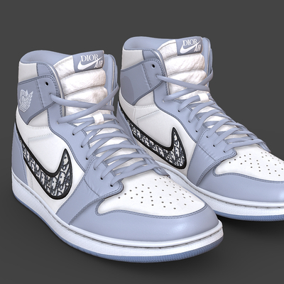  运动鞋 球鞋su模型 