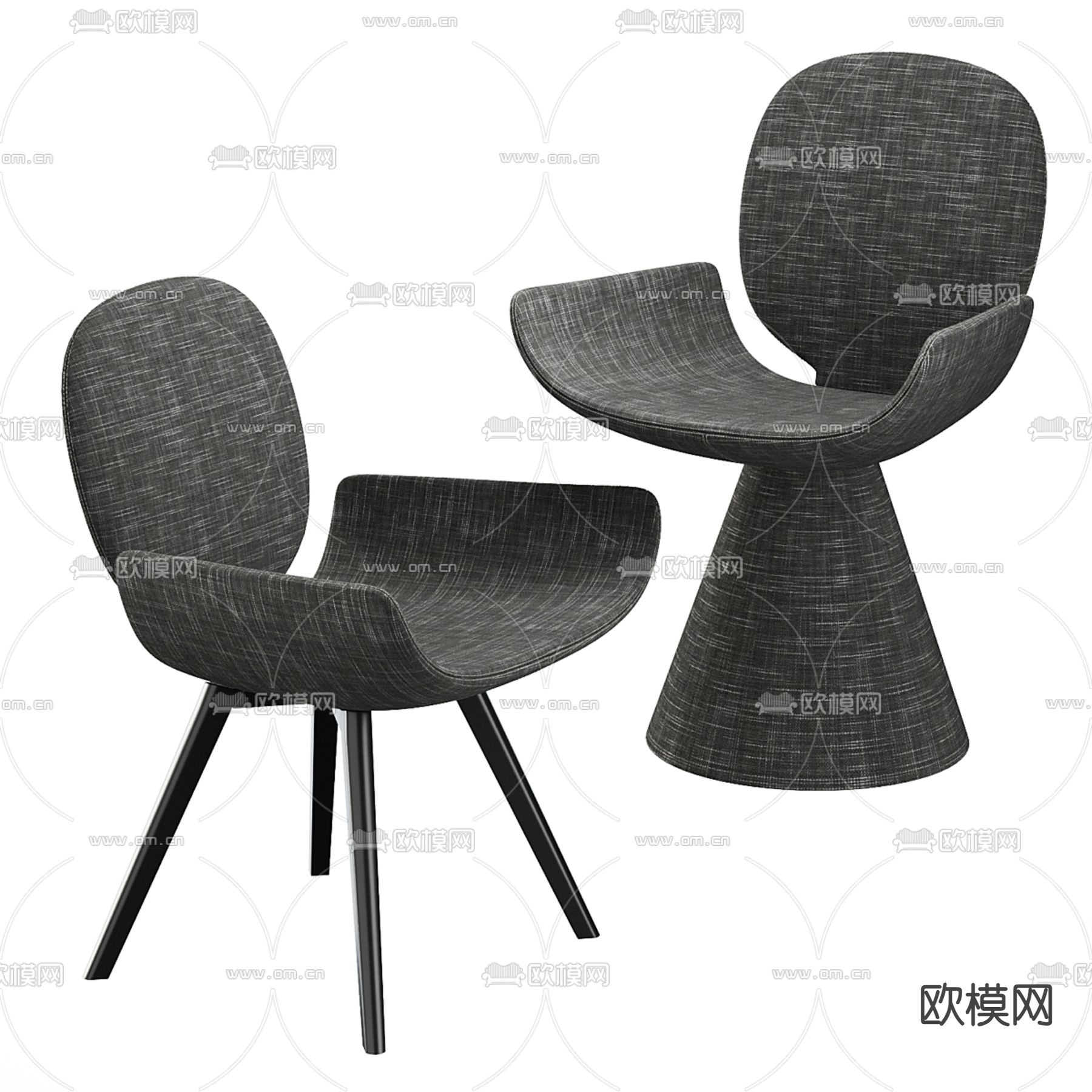 Bonaldo 单椅 餐椅3d模型下载