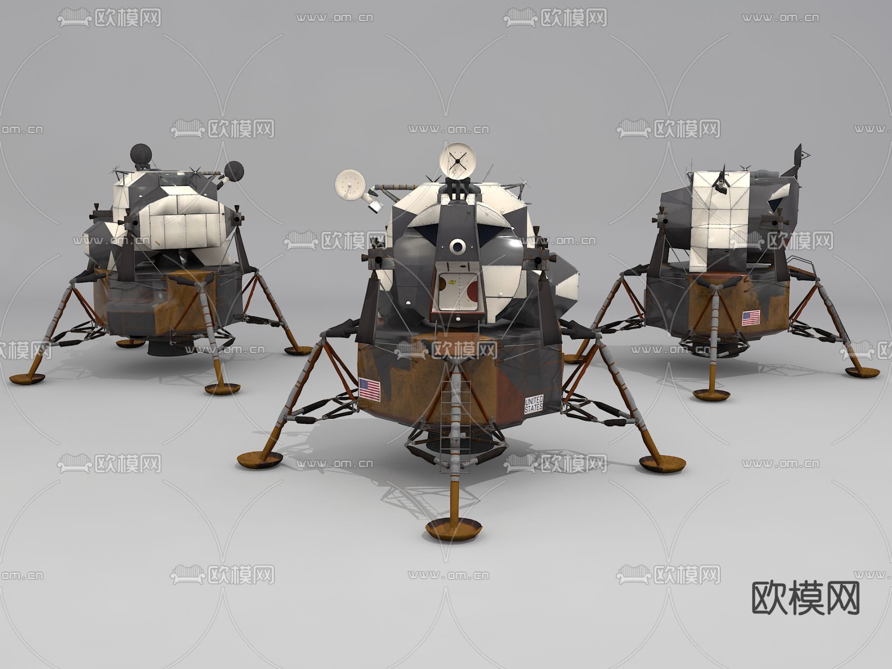 火星探测器3d模型下载