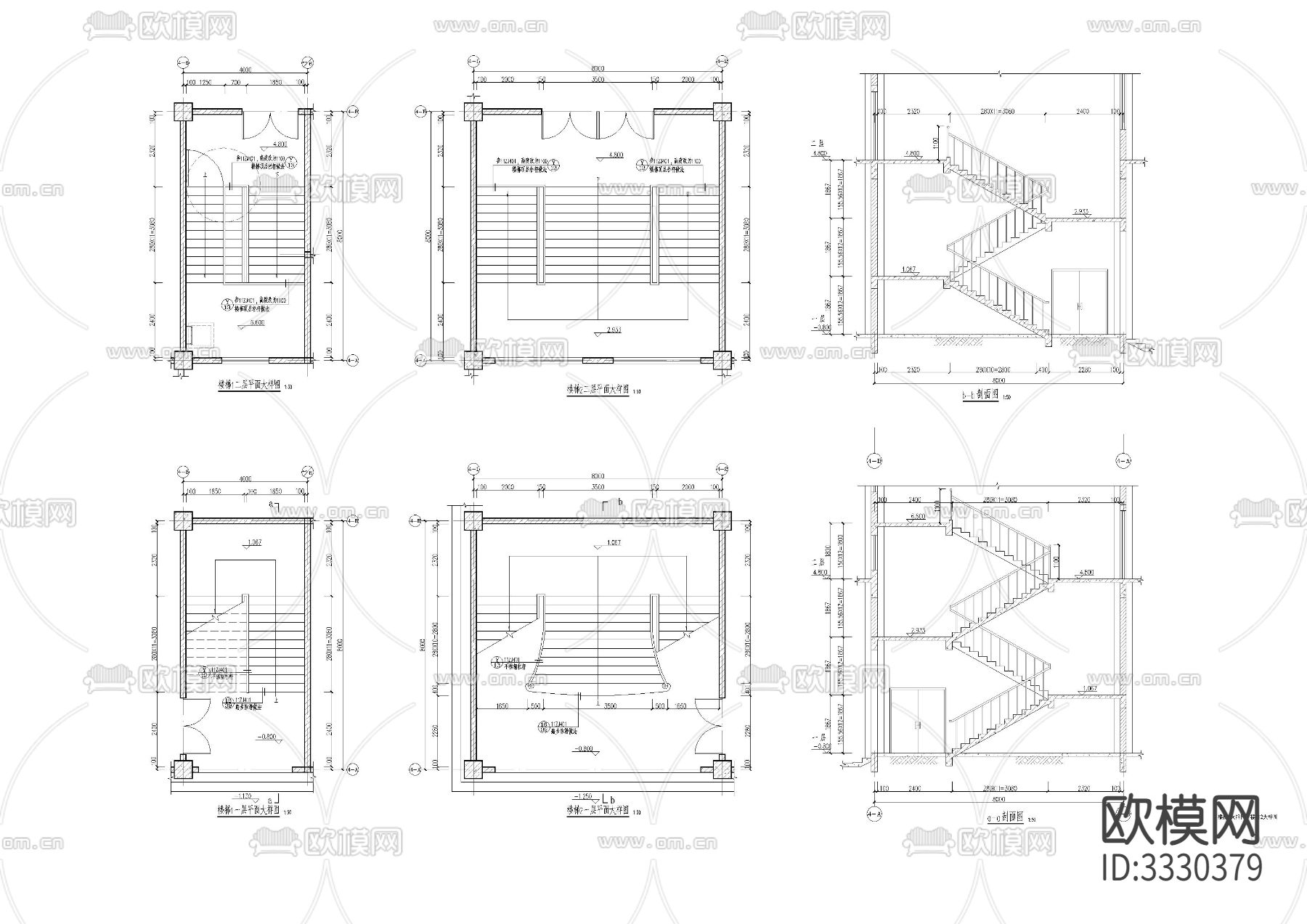 农贸市场大棚建cad施工图下载（渲染图6）