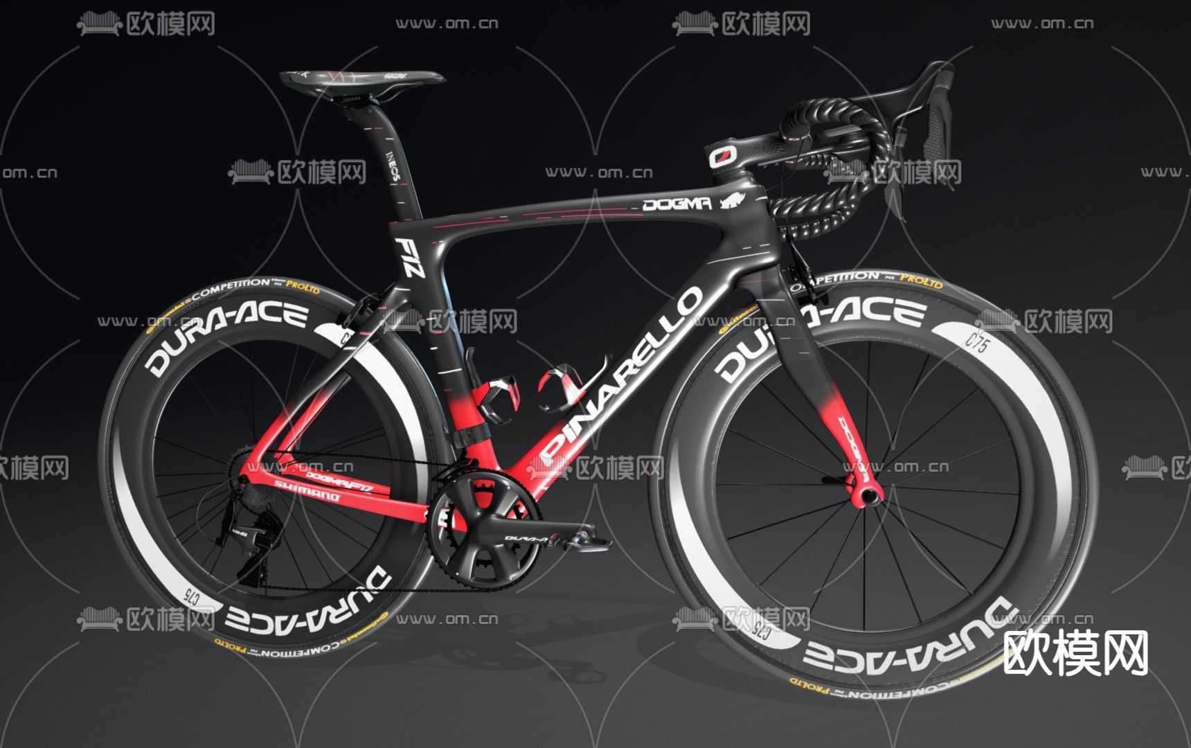 山地自行车 公路自行车3d模型下载