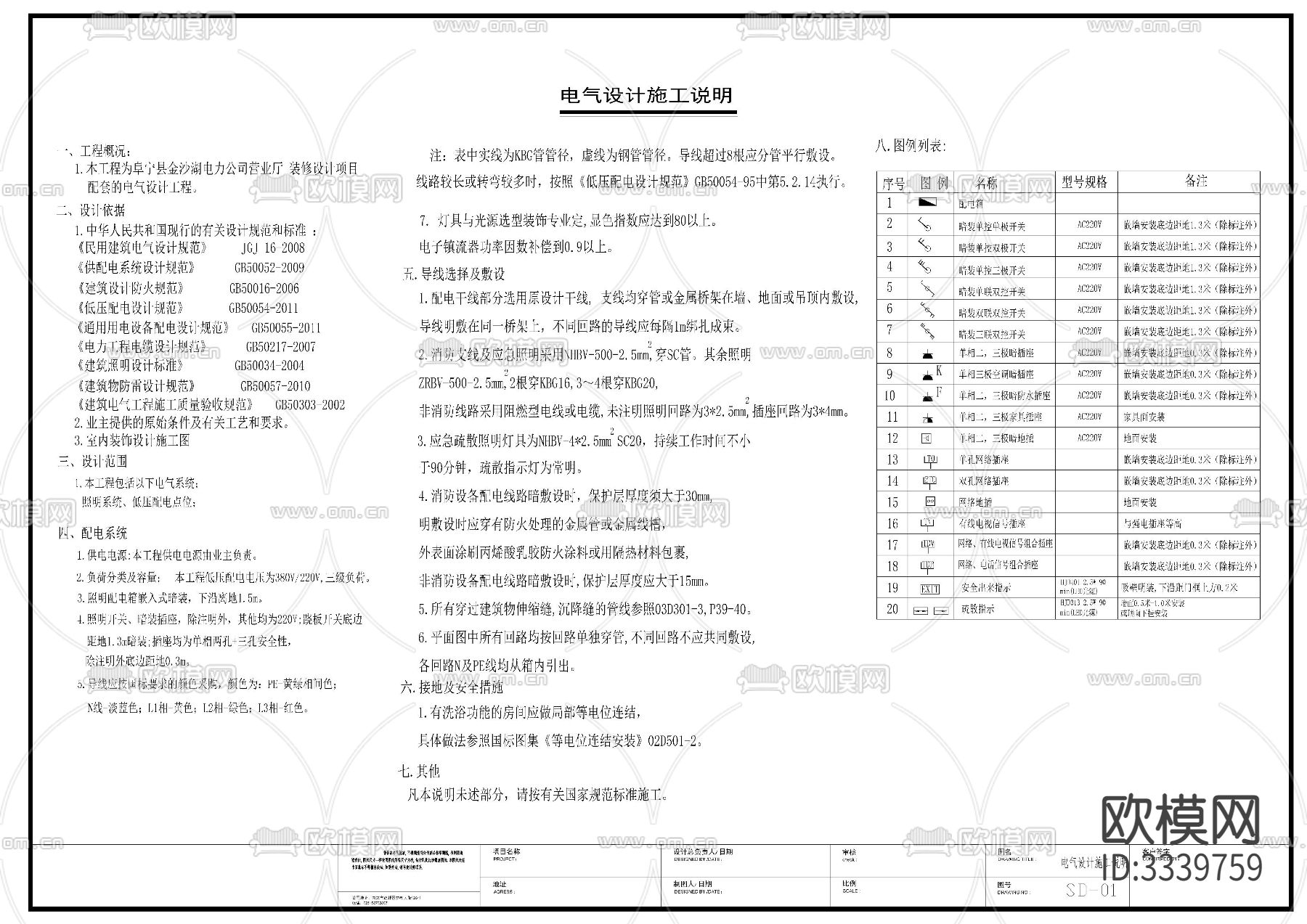 电网营业厅软装施工图下载（渲染图5）