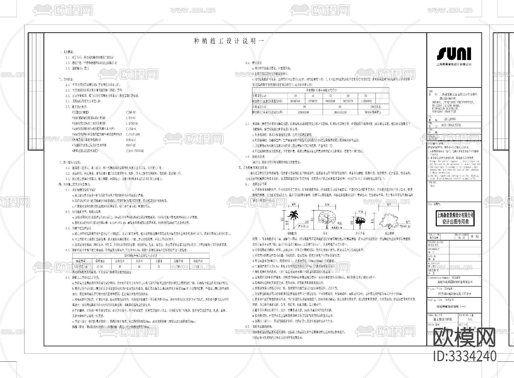 厦门阳光城翡丽海岸B2地块植物图CAD施工图下载（渲染图1）