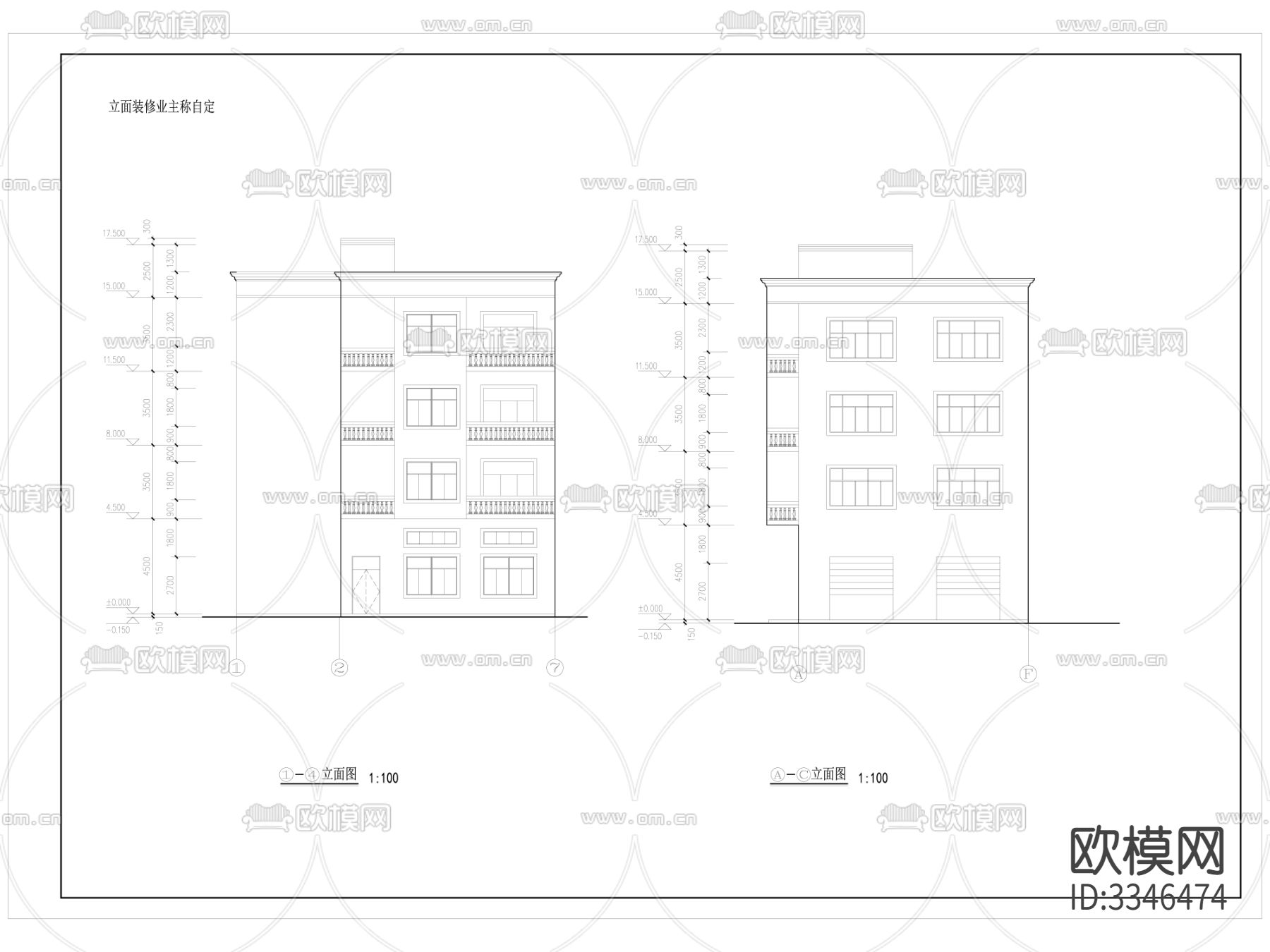 刘瑞娟建筑施工图下载（渲染图4）