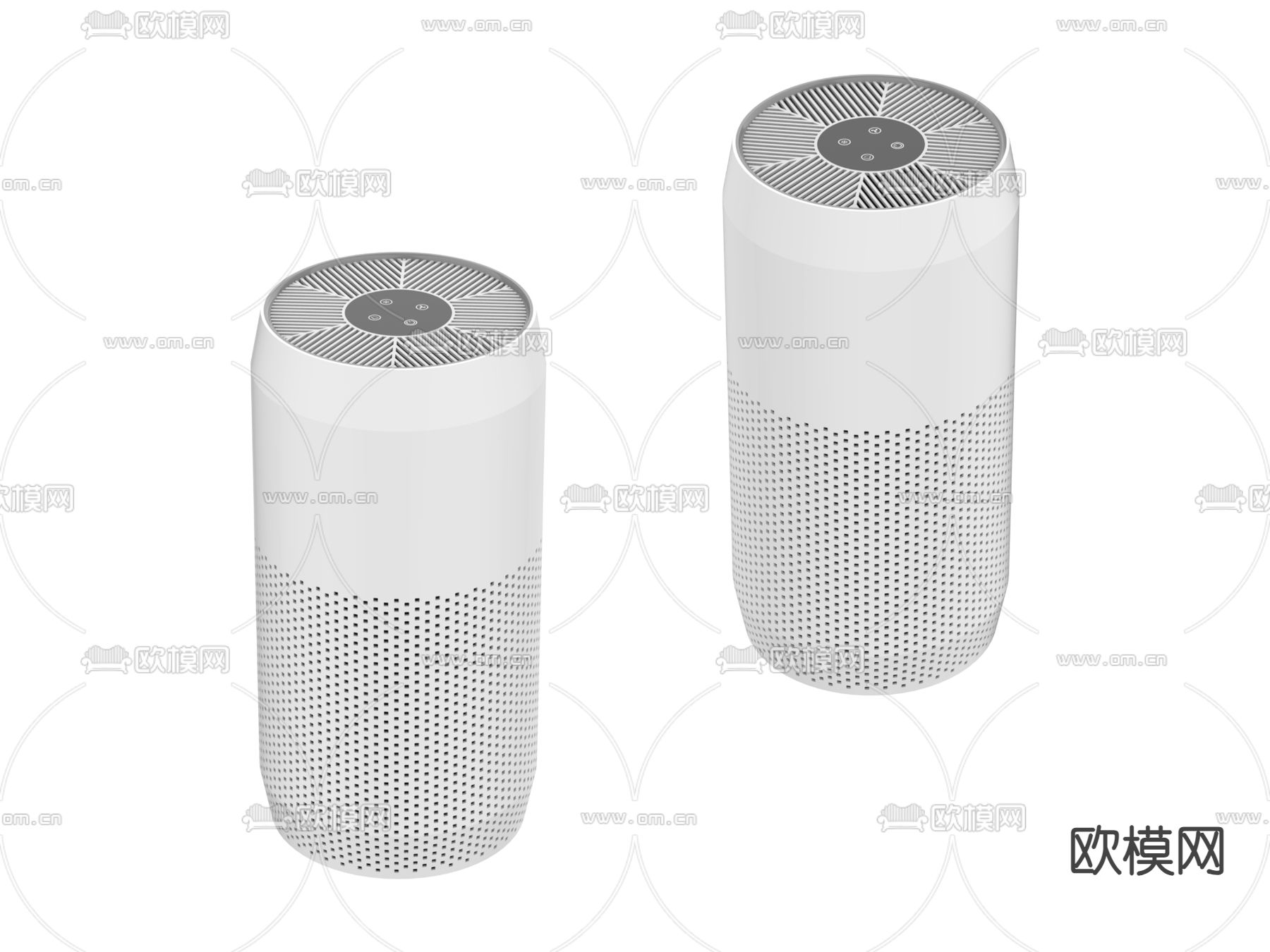 日用电器 加湿器 净化器3d模型下载