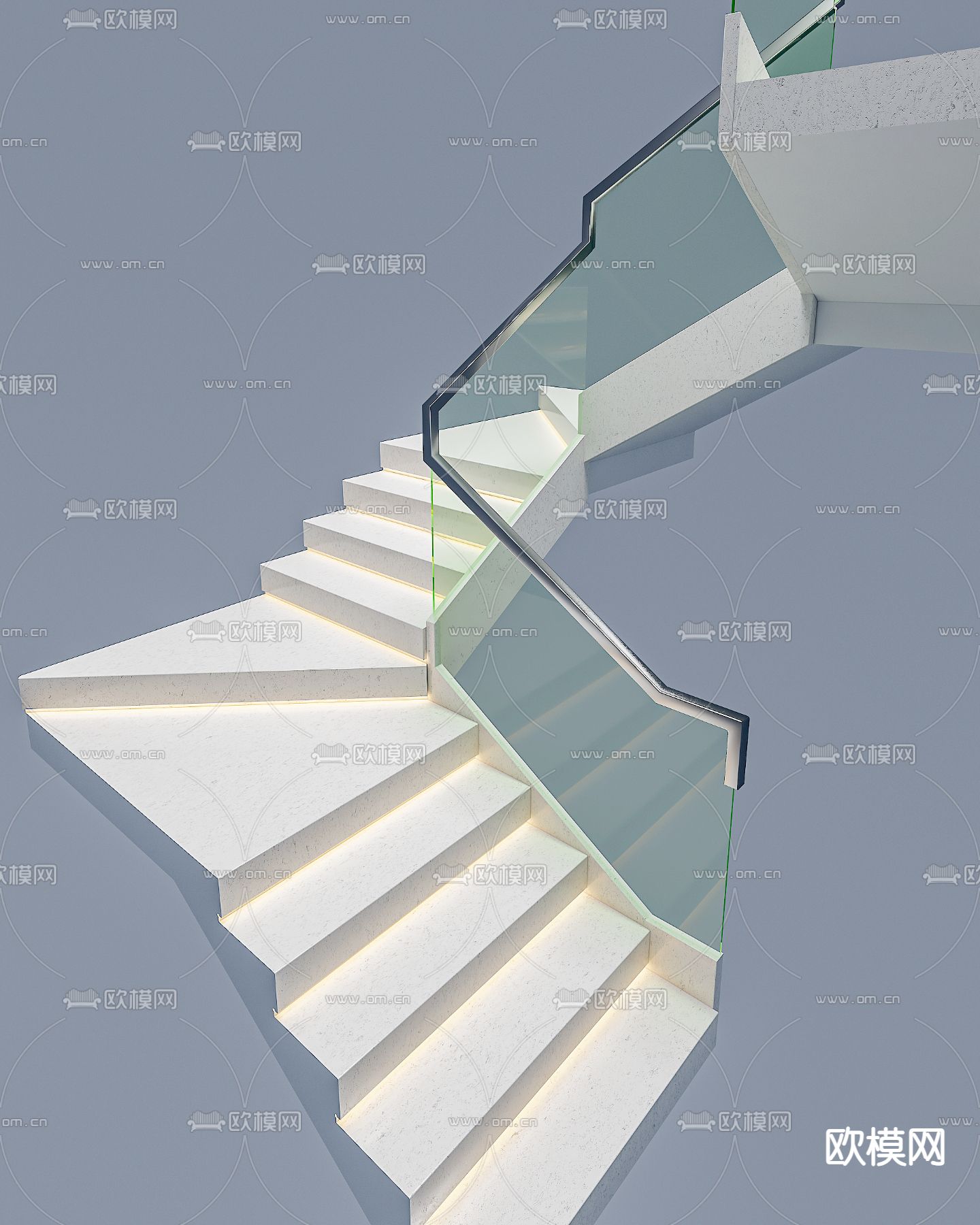 楼梯免费3d模型下载