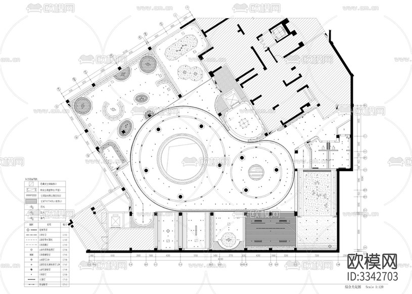 1190㎡親子中心 兒童教育空間cad施工圖下載(渲染圖2)