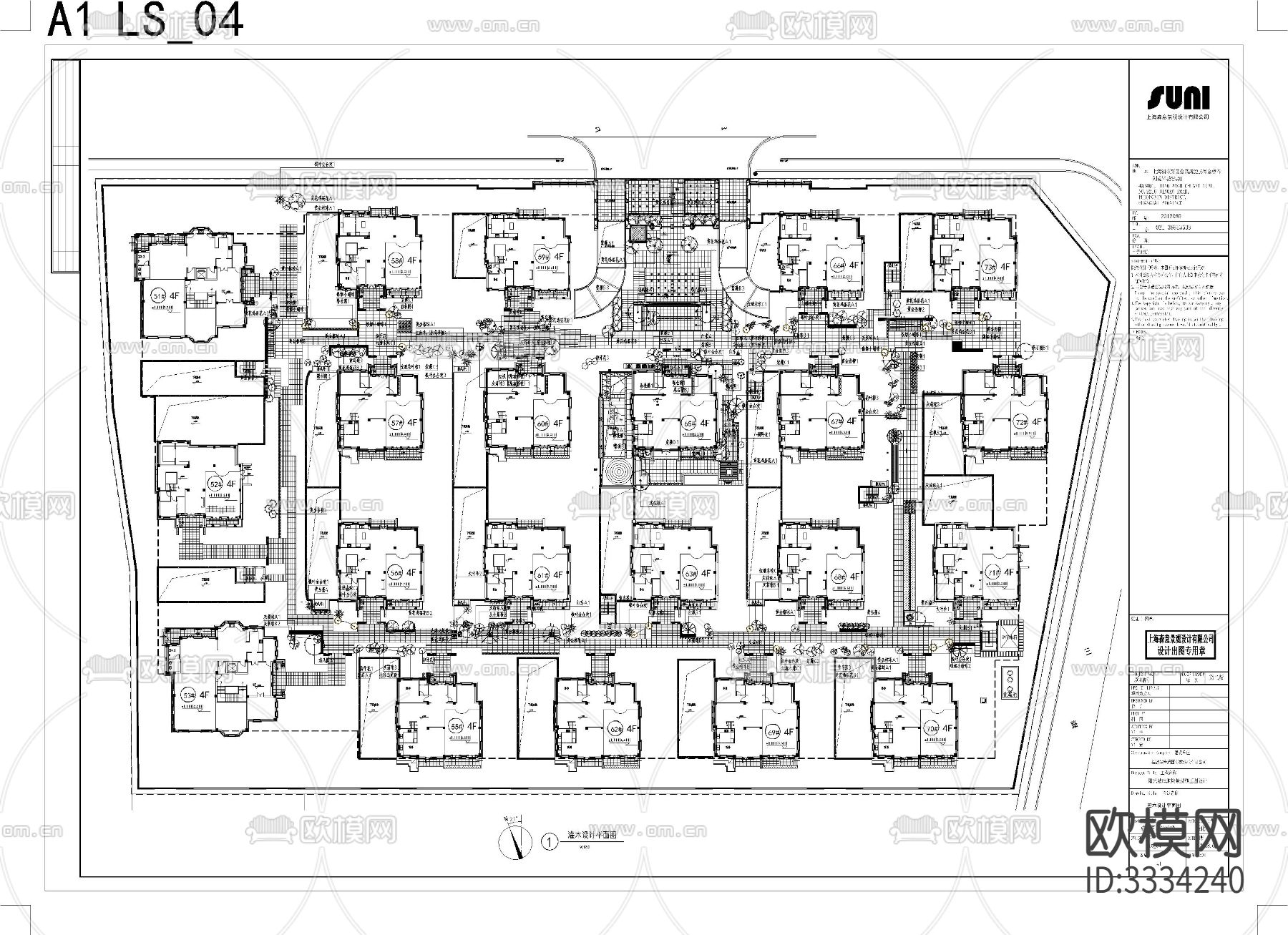 厦门阳光城翡丽海岸B2地块植物图CAD施工图下载（渲染图5）