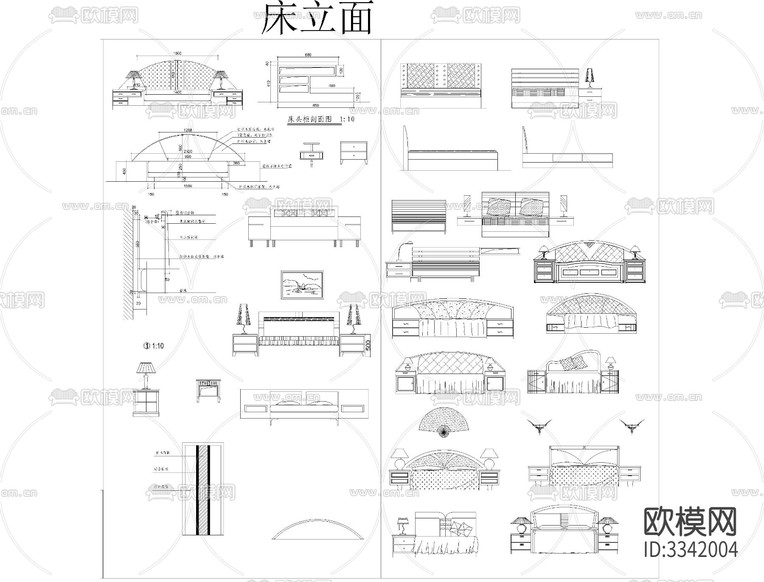常用家具CAD圖庫(kù)下載(渲染圖9)