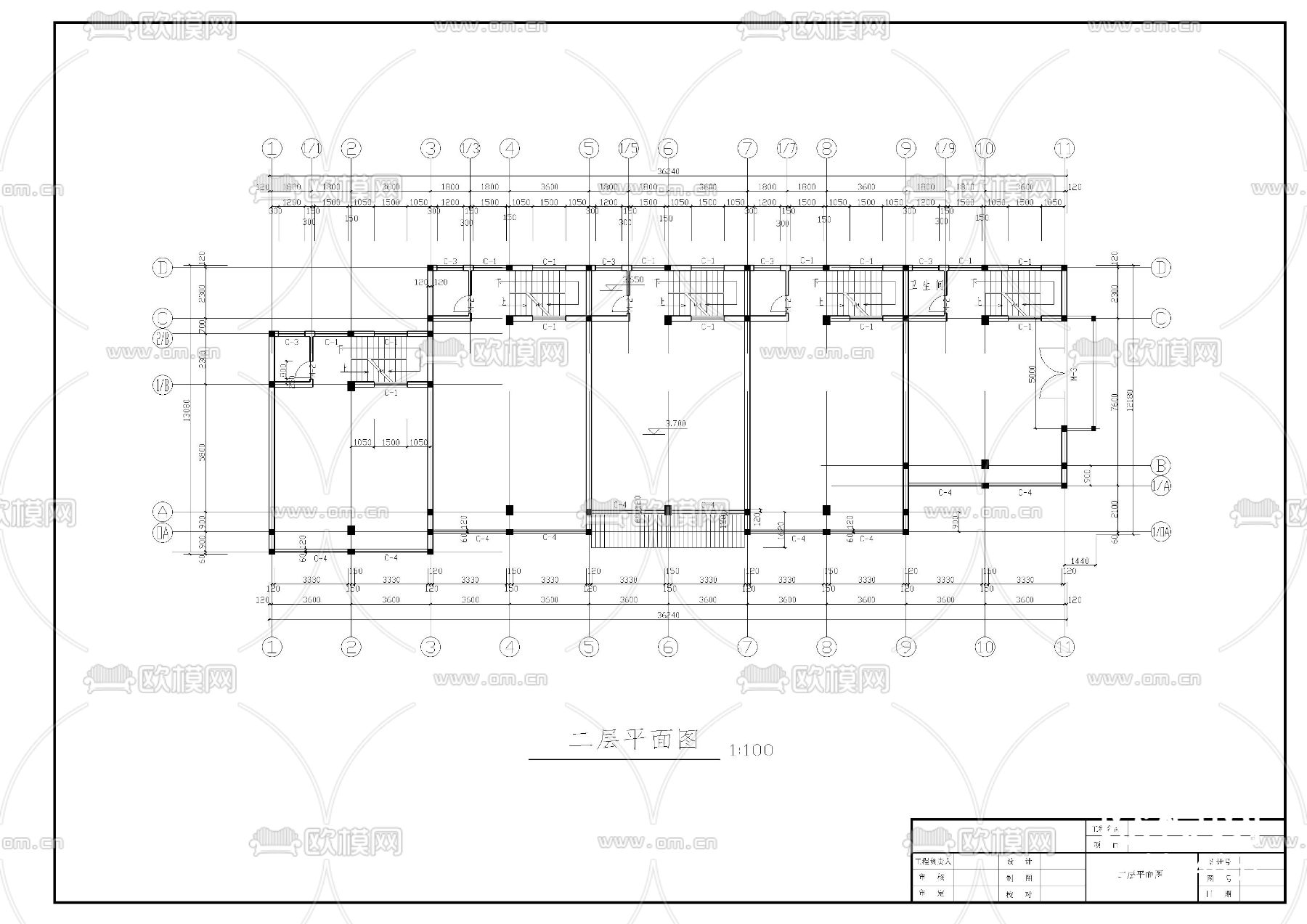 仿古商业建筑图下载（渲染图10）