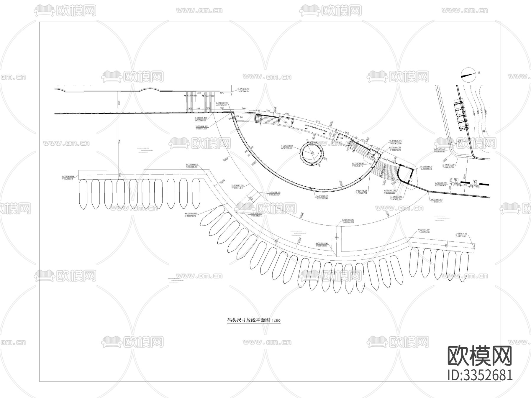 码头节点大样图下载（渲染图2）