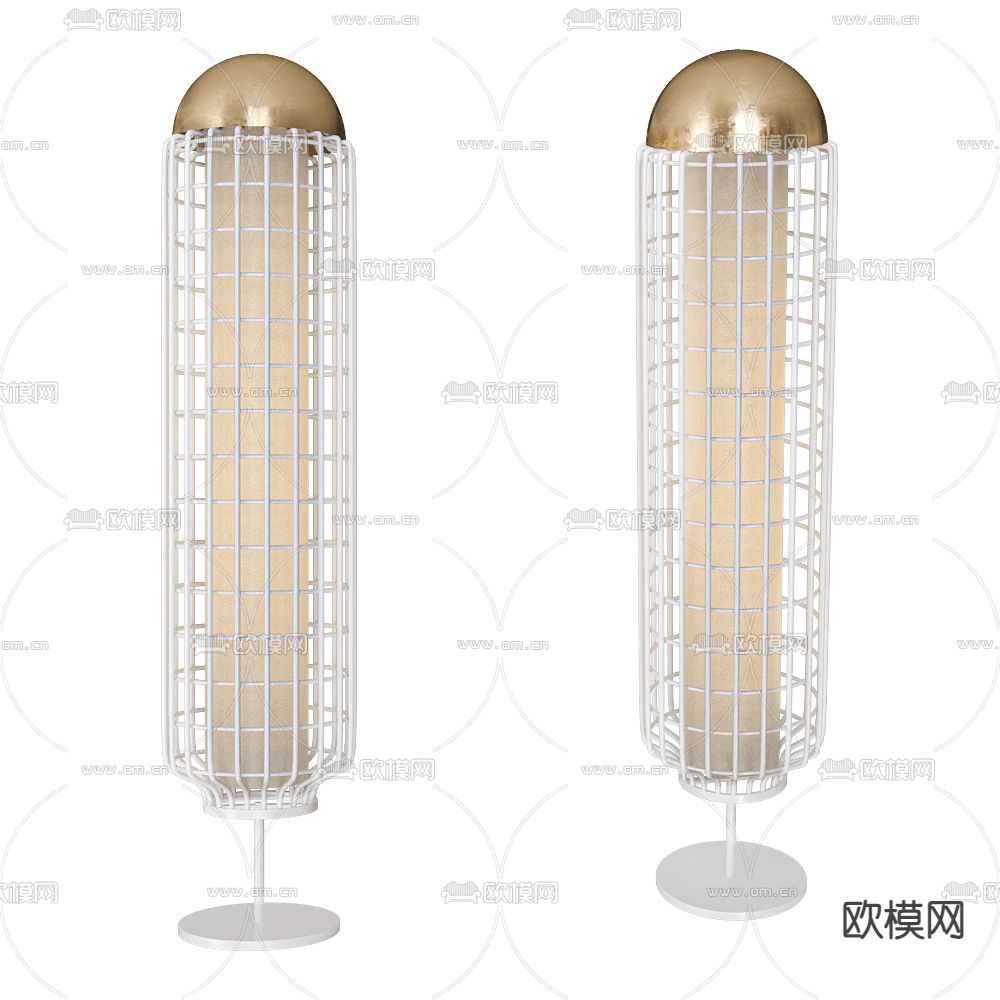 Mambo 落地灯 艺术灯3d模型下载