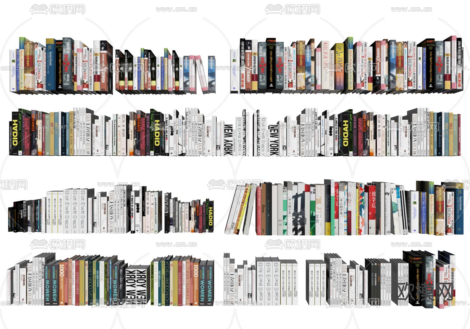 书籍 书本 旧书 课本 古籍 图书3d模型下载