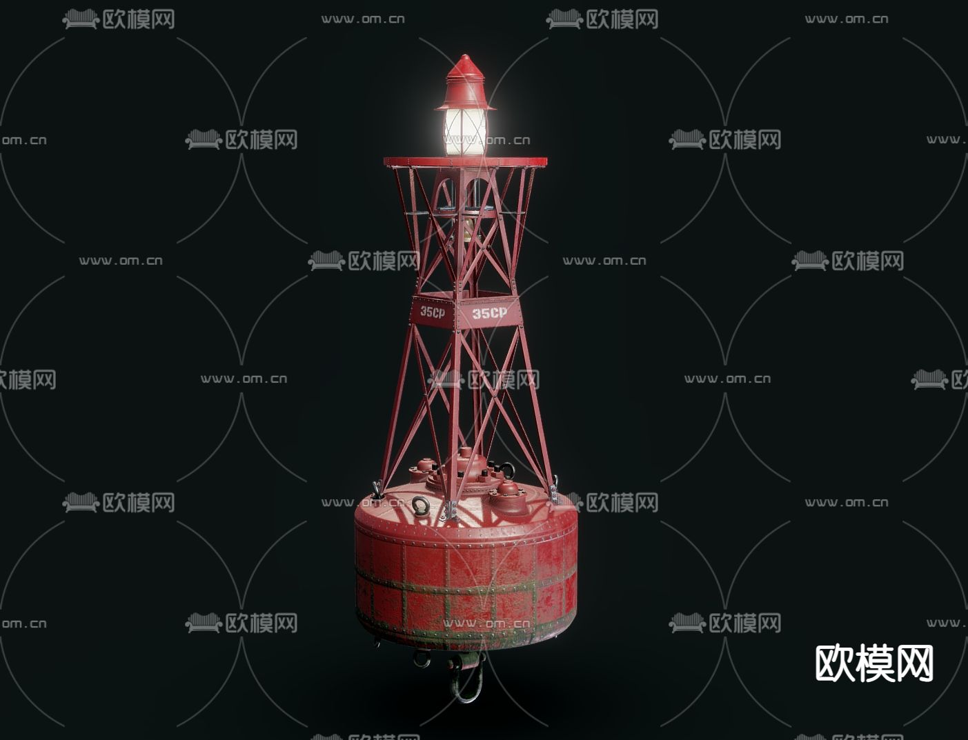 电气设备 工业机器 浮标su模型下载（渲染图2）