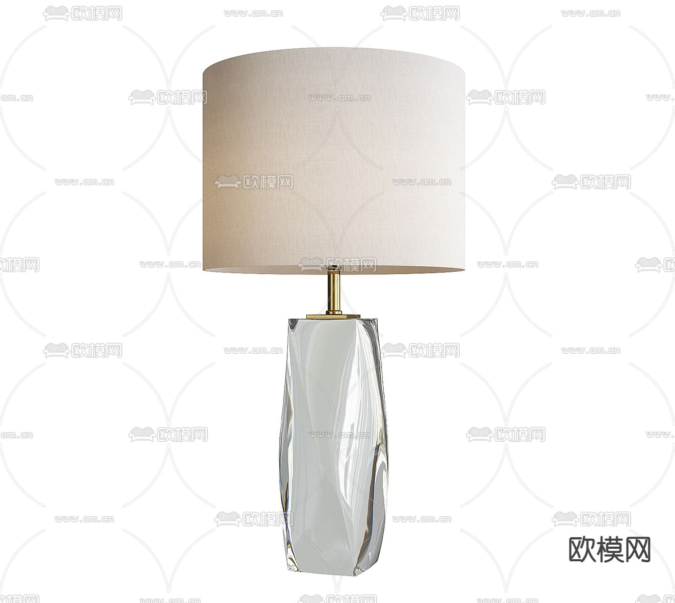 Eichholtz 轻奢台灯3d模型下载（渲染图1）