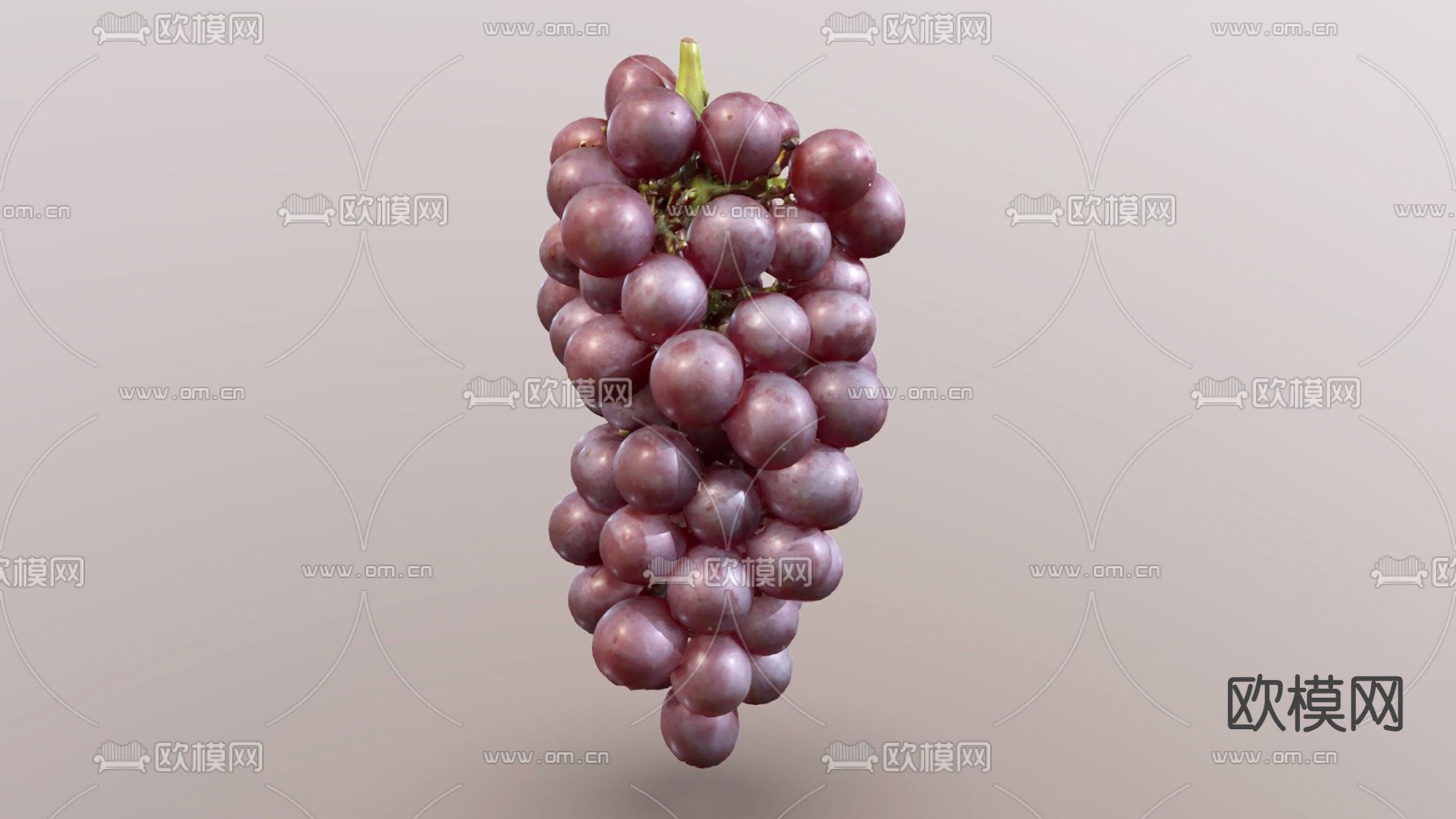 水果 葡萄3d模型下载