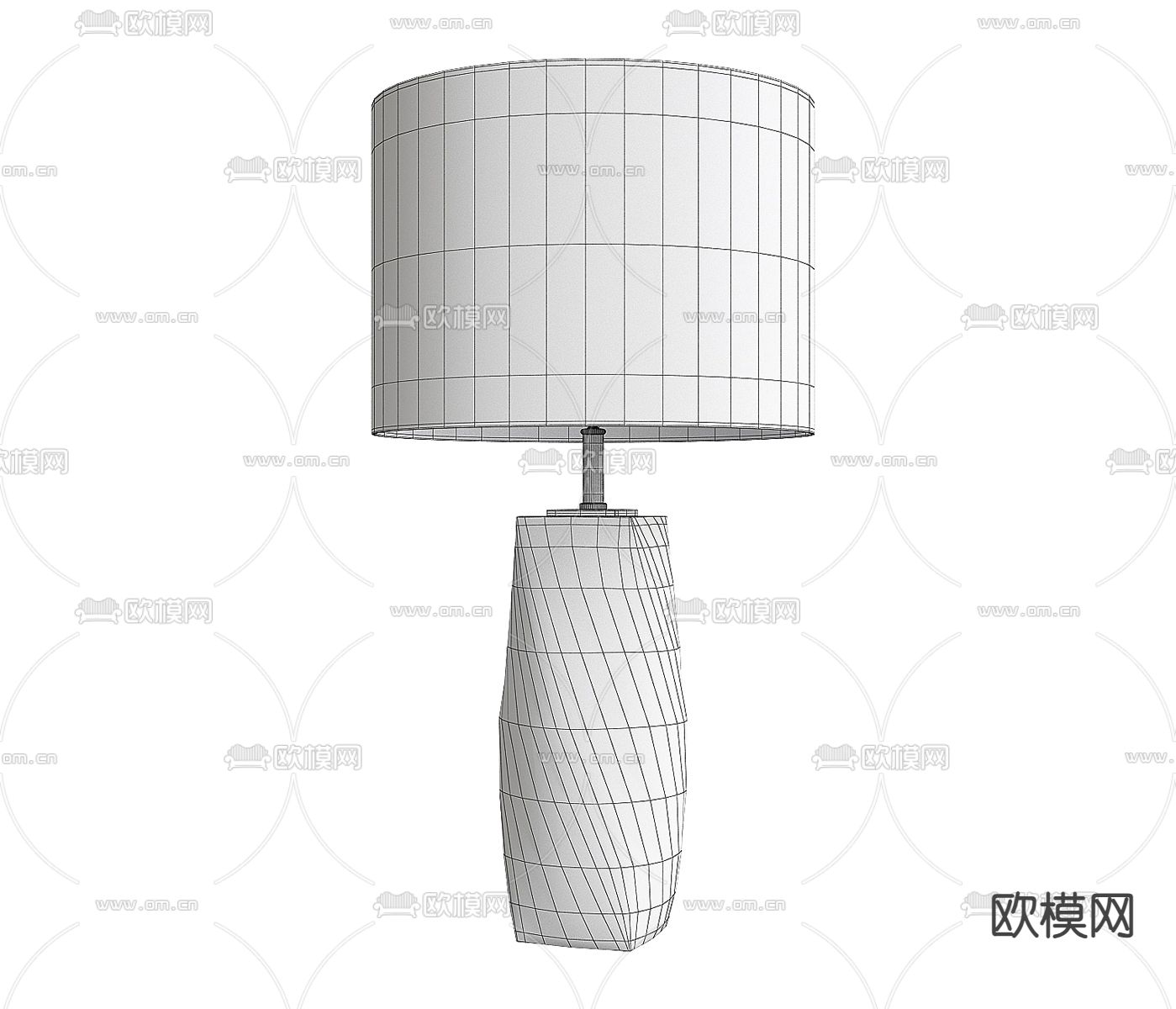 Eichholtz 轻奢台灯3d模型下载（渲染图2）