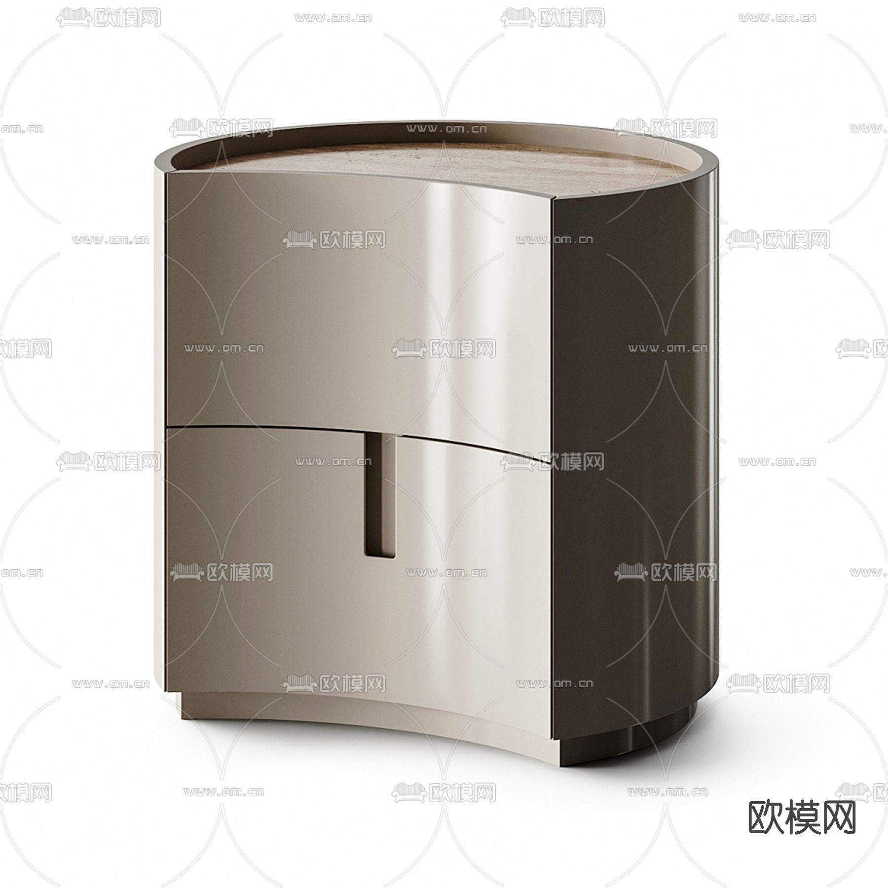 Poliform 床头柜su模型下载（渲染图2）