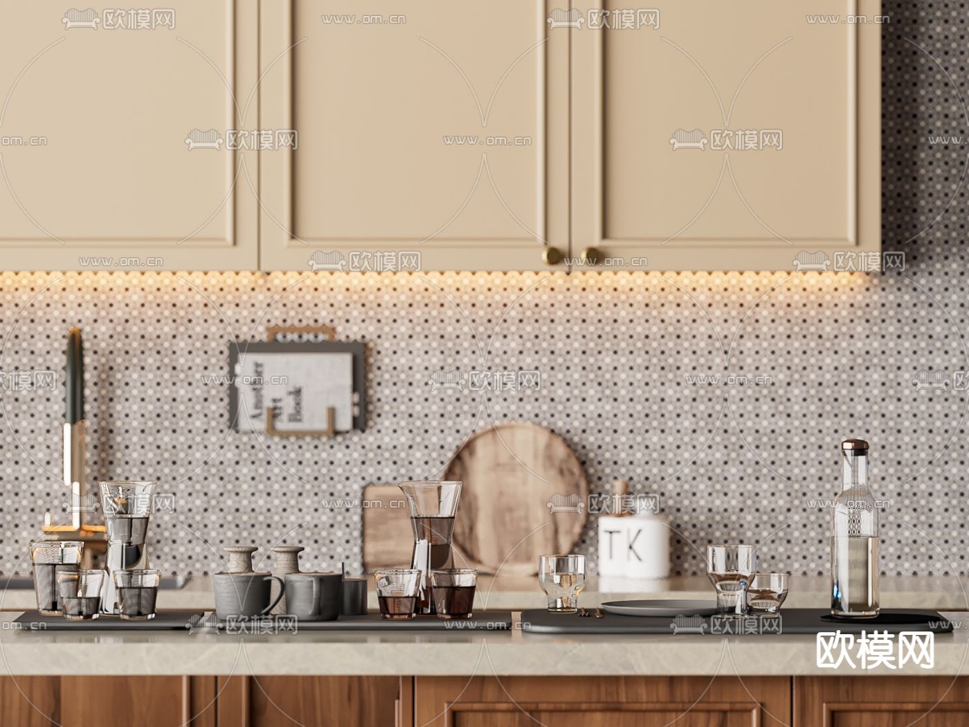 餐具 玻璃瓶 玻璃器皿3d模型下载