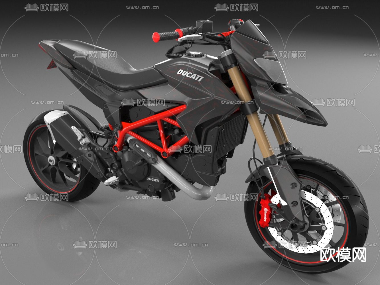 杜卡迪936 摩托车 机车3d模型下载