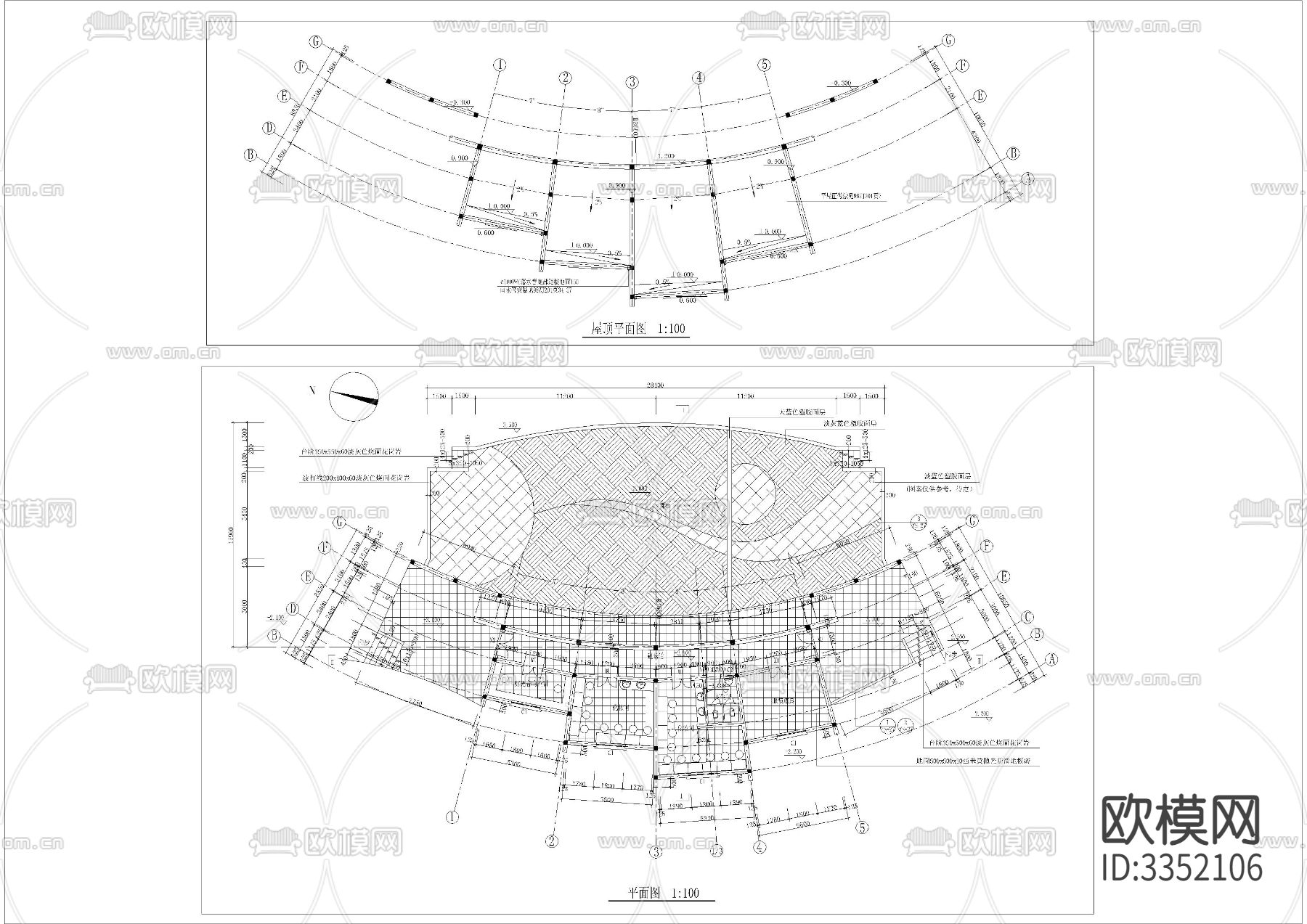 舞台cad施工图下载（渲染图3）
