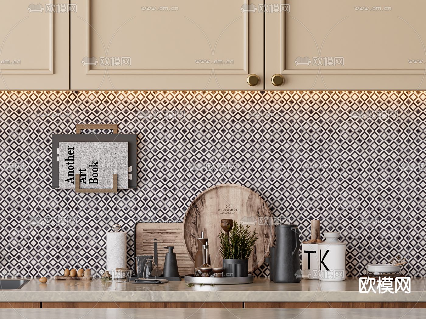 菜板 调味瓶 鸡蛋3d模型下载