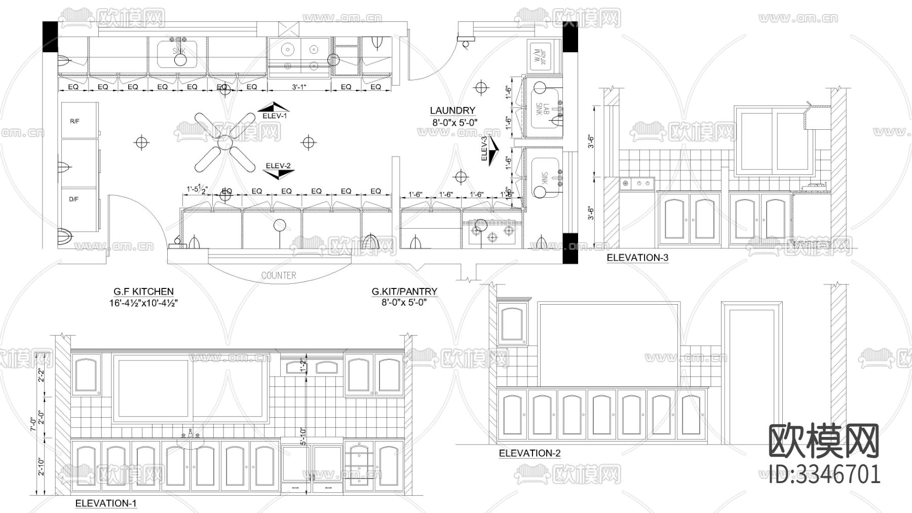 厨房节点大样图下载