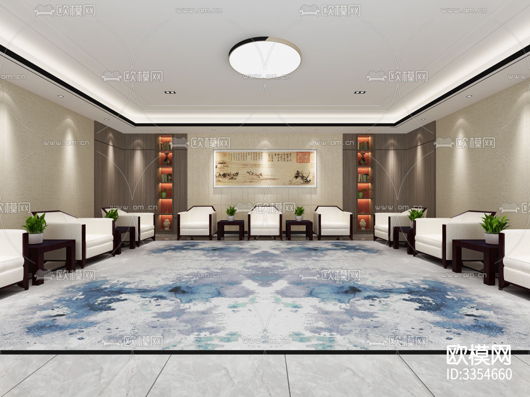 接待室 报告厅 会客厅下载（渲染图1）