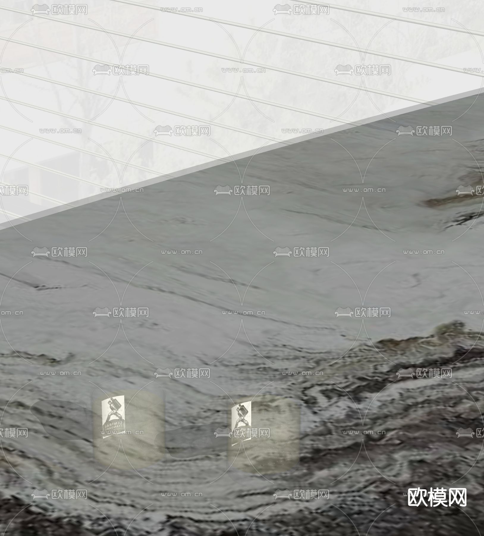 水杯 冰块 饮料杯 茶水su模型下载（渲染图1）