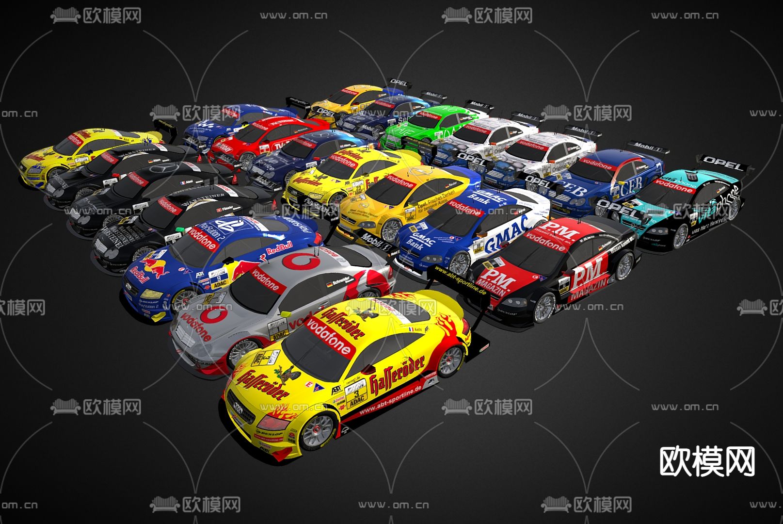 汽车玩具 儿童赛车玩具 炫酷赛车su模型下载（渲染图2）