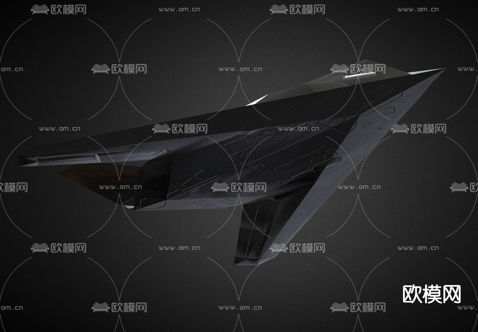 航空飞机 轰炸机 军事飞机su模型下载（渲染图2）