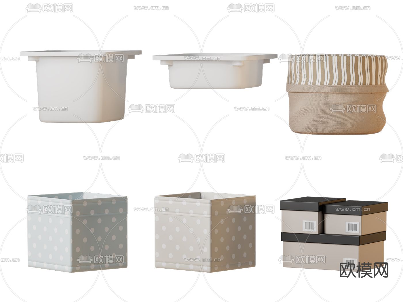 收纳盒 儿童收纳箱3d模型下载