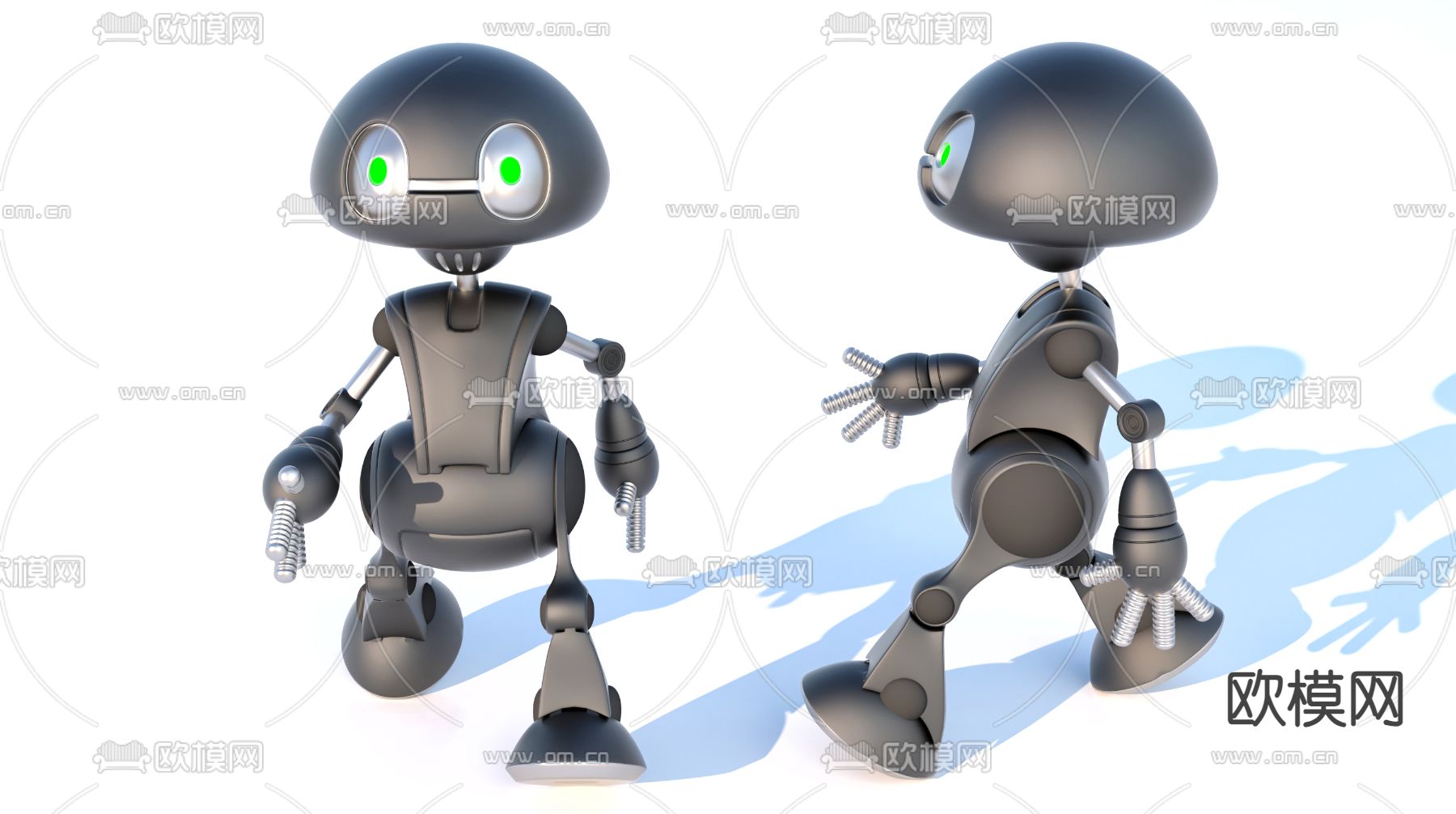 智能机器人3d模型下载