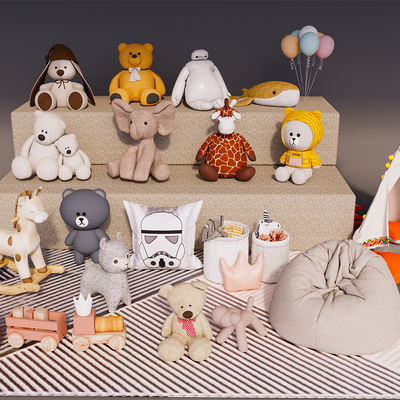  毛绒玩偶 玩具 公仔 娃娃su模型 