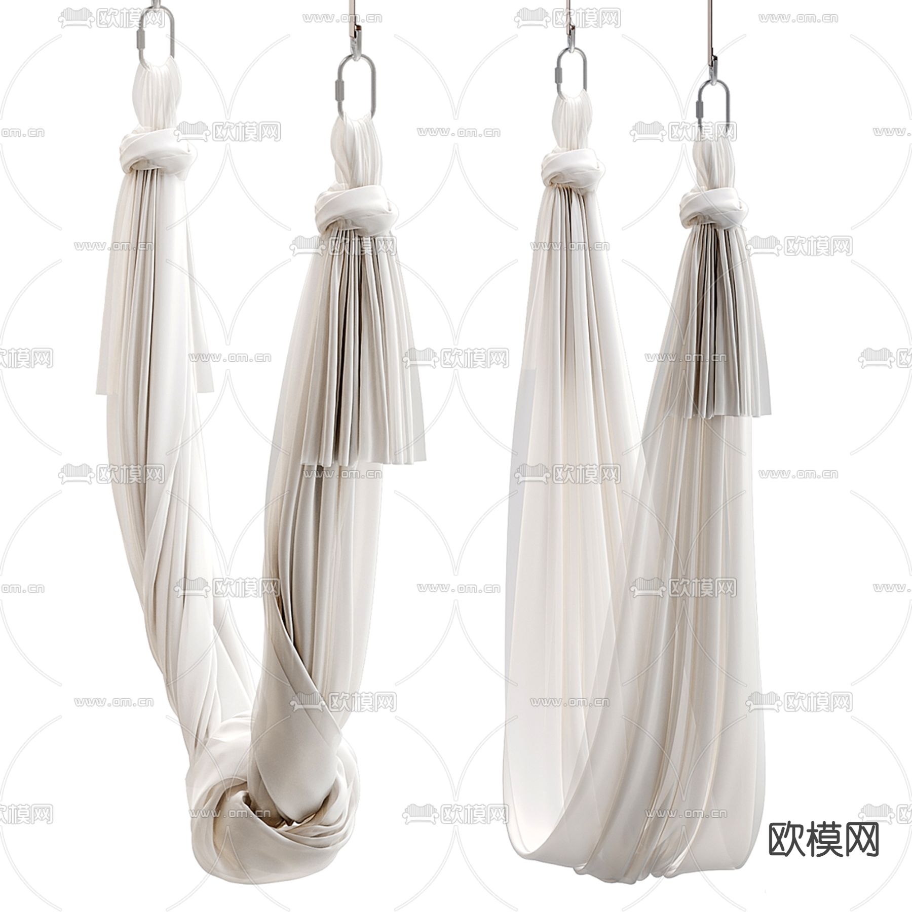 Yogaha瑜伽秋千 吊椅su模型下载（渲染图2）