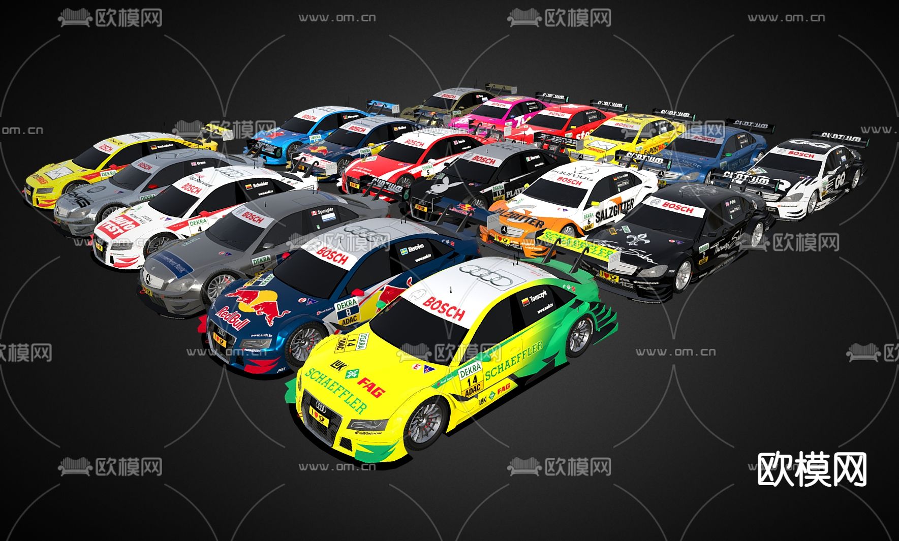 汽车玩具 儿童赛车玩具 炫酷赛车su模型下载（渲染图4）