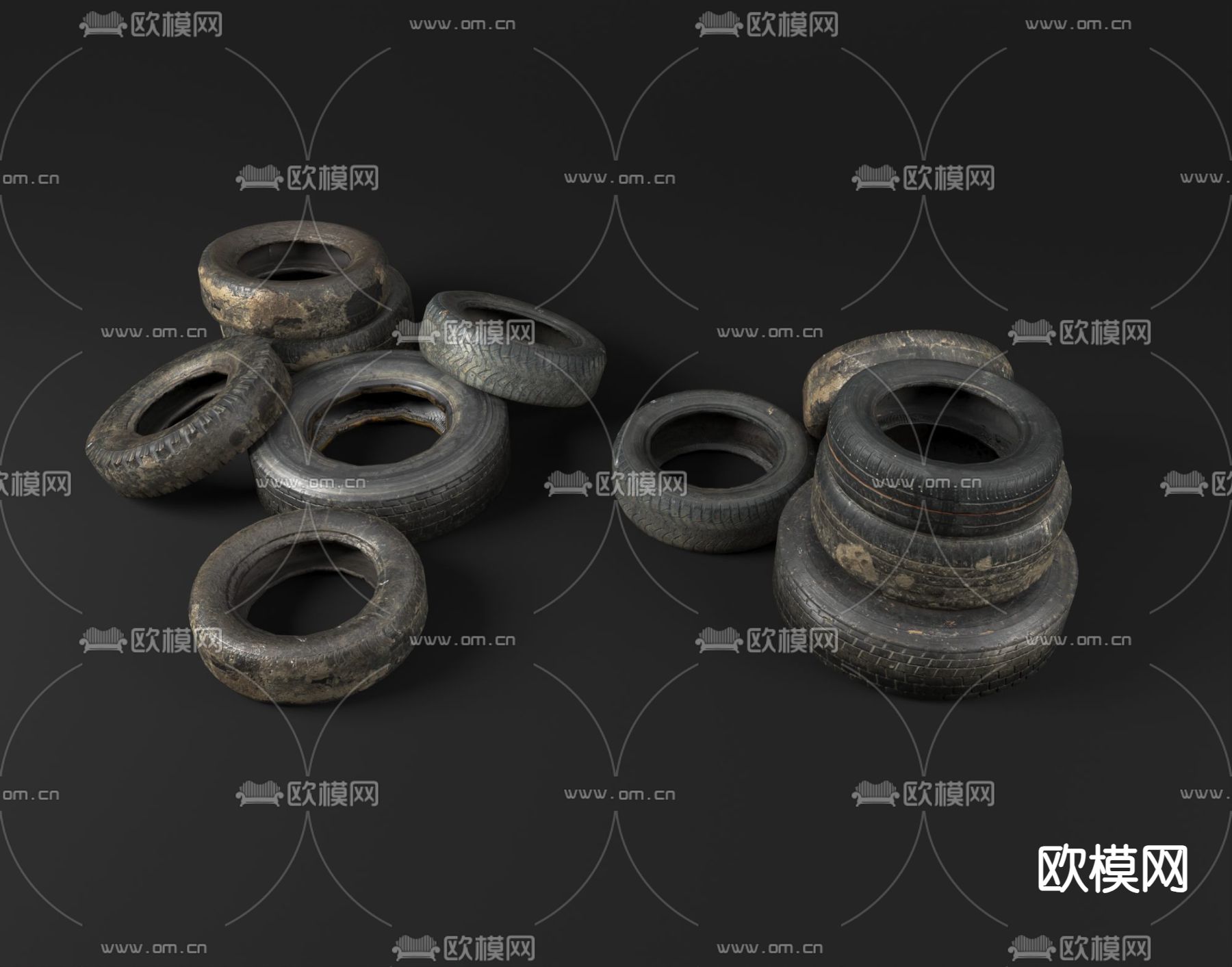 轮胎3d模型下载