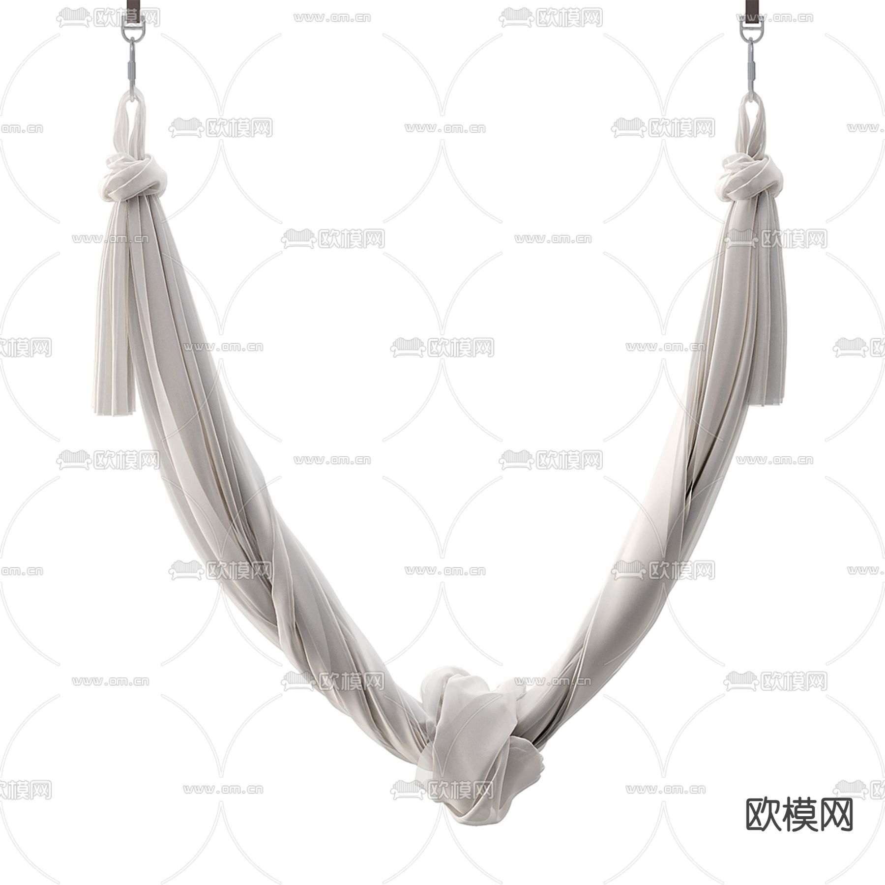 Yogaha瑜伽秋千 吊椅su模型下载（渲染图4）