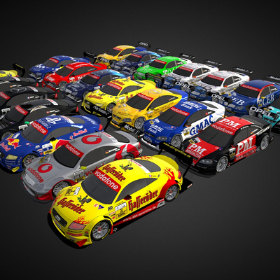  汽车玩具 儿童赛车玩具 炫酷赛车su模型 