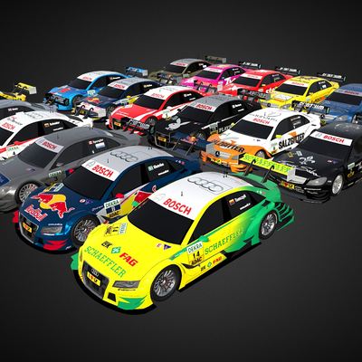  汽车玩具 儿童赛车玩具 炫酷赛车su模型 