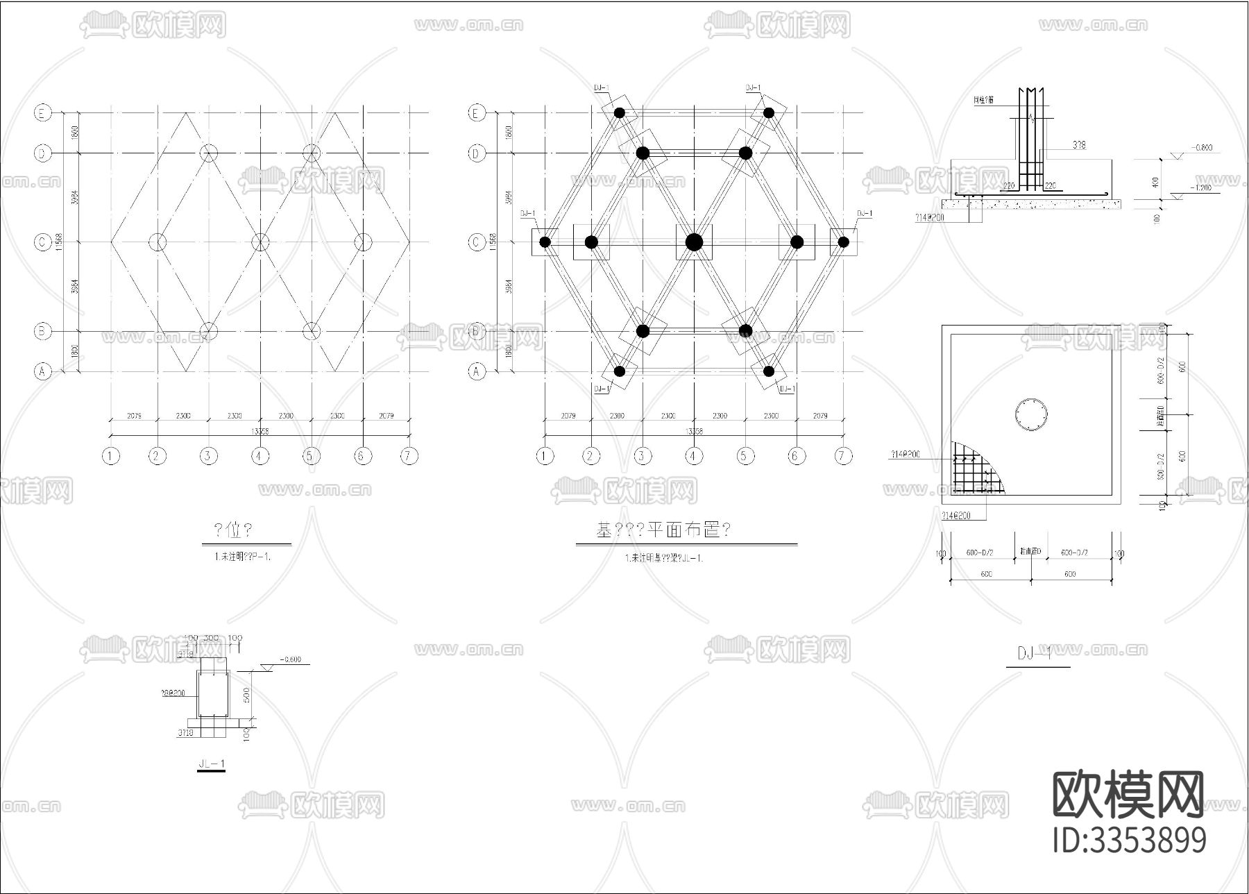 慧光塔cad立面图下载（渲染图2）