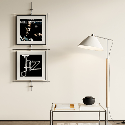 现代装饰画 挂画su模型